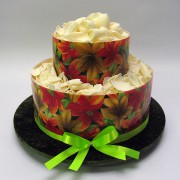 Chocolate Edible Images - 2 Tiers - 53 Portions