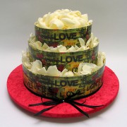 Chocolate Edible Images - 3 Tiers - 52 Portions