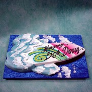 Rainbow Surf Board