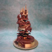Chocolate Castle Wedding Cake