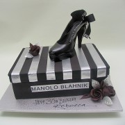 Black Shoe Cake