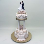 2 Tier Classic Wedding Cake