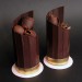 Chocolate Spiral Fence Cylinder Cake