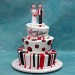 Black And Red Wedding Cake