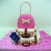 White And Pink Bags